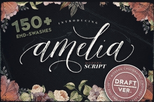 Amelia Script - Draft version Font Download