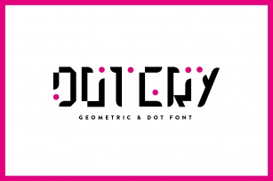 Dotery - Font Family Font Download