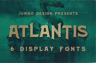 Atlantis - Vintage Style Font Font Download