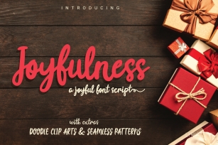 Joyfulness Script Font with Extras Font Download