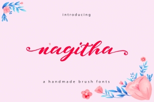 Nagitha Brush Font Download