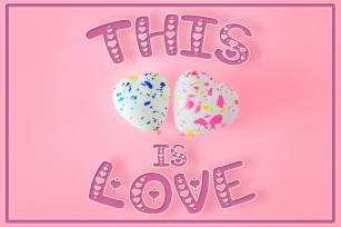 This is Love | Valentines Craft Font Font Download