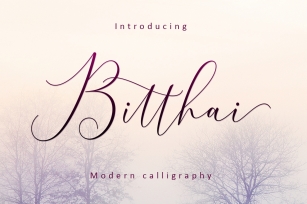 Bitthai Script Font Download