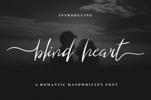 blind heart Font Download