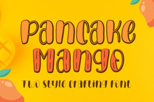 Pancake Mango - Handwritten Font Font Download