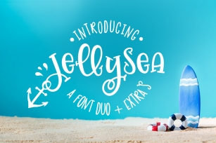 Jellysea - Font Duo  Summer Doodles Font Download