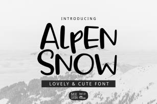 Alpen Snow Font Font Download