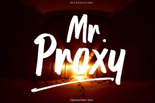 Mr. Proxy Font Download