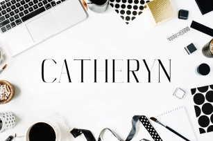 Catheryn Serif 4 Font Family Pack Font Download