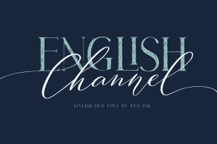 50 Off! English Channel. Duo Font Font Download