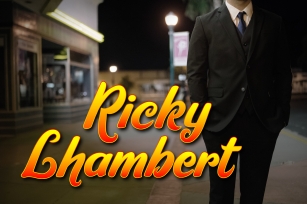 Ricky Lhambert Font Font Download