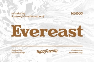 Evereast Serif Font Font Download