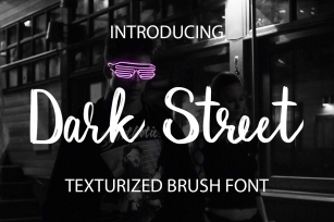 Dark Street - script font Font Download