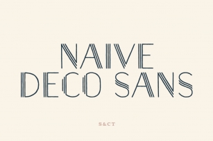 Naive Deco Sans Family Font Download