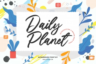 Daily Planet Handbrush Font Font Download