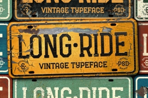 Long Ride. Font & Mockup Font Download