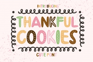 Thankful Cookies Font Download