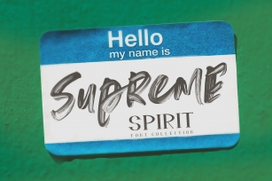 Supreme Spirit Fonts and SVG Font Download