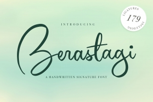 Berastagi | Signature Font Font Download