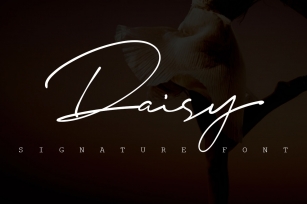 Daisy Signature font Font Download