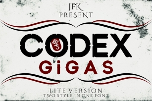 Codex Gigas (lite) Font Download