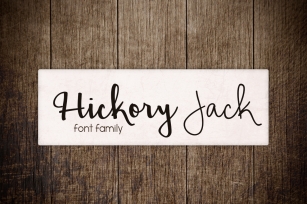 Hickory Jack Font Download