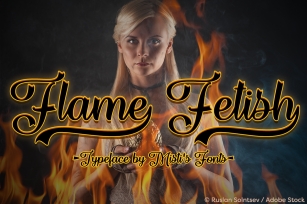 Flame Fetish Font Download