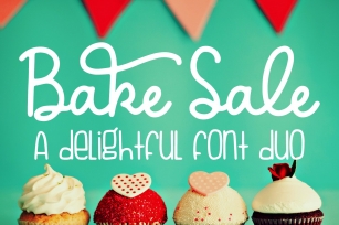 Bake Sale - A delightful font duo Font Download