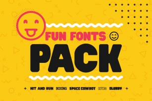 Fun Fonts Pack! - Bundle! Font Download