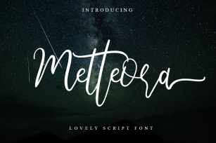 Metteora lovely script Font Download