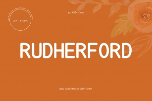RUTHERFORD SANS SERIF FAMILY Font Download