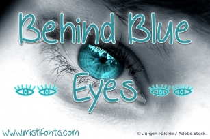 Behind Blue Eyes Font Download