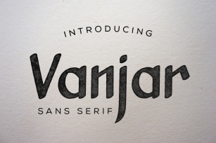 Vanjar - Sans Serif Font Download