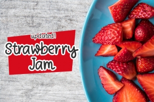 Strawberry Jam Font Font Download
