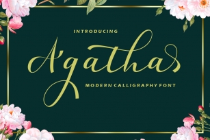 Agatha Script Font Download