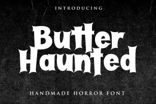 Butter Haunted Font Download
