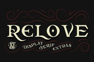 Relove Typeface + Extras Font Download
