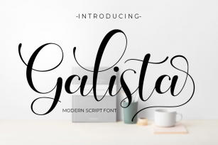Galista - Modern Script Font Download