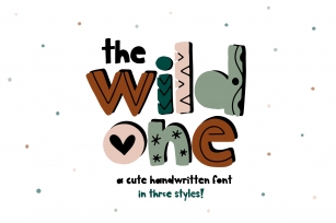 The Wild One - A Fun Handwritten Font with Alternatives! Font Download