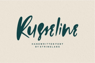 Russeline - Handwritten Font Font Download