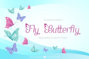Fly Butterfly Font Download
