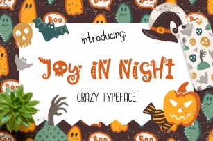 Joy in Night - Halloween Typeface Font Download