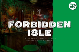 Forbidden Isle Modern Tiki Font Font Download