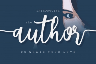 the Author Font Download