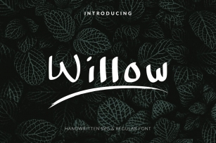 Willow Handwritten Font Font Download