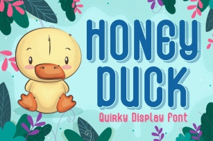 Honey Duck - Quirky Display Font Font Download