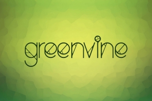 Greenvine Display Font Font Download