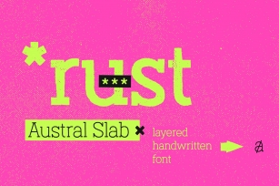 Austral Slab Rust Font Download