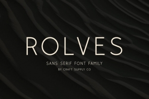 Rolves - Sans Serif Font Family | 8 Fonts Font Download