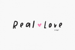 Real Love Handwritten Font Font Download